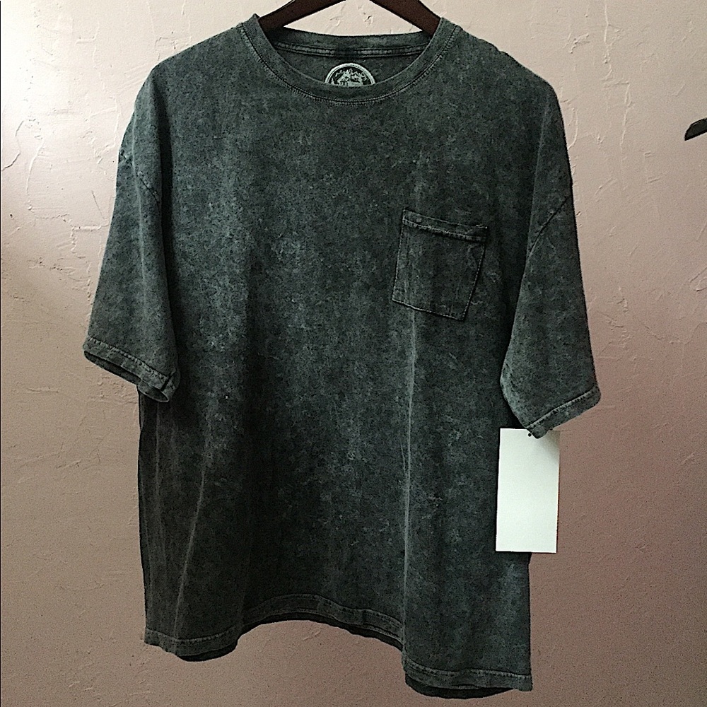 Yeezy Style Mineral Wash Gray Oversize Tee Shirt - Picture 4 of 15